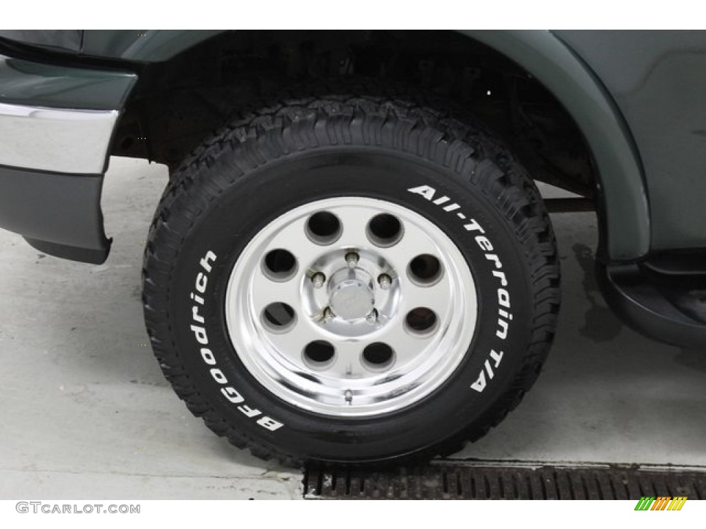 2001 F150 XLT SuperCrew 4x4 - Dark Highland Green Metallic / Medium Graphite photo #11