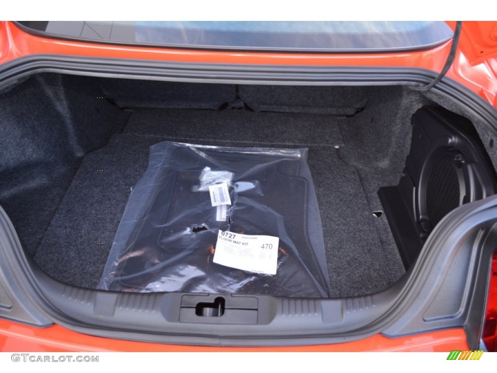 2015 Mustang EcoBoost Premium Coupe - Competition Orange / Ebony photo #9