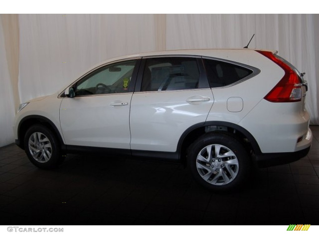 2015 CR-V EX - White Diamond Pearl / Beige photo #6