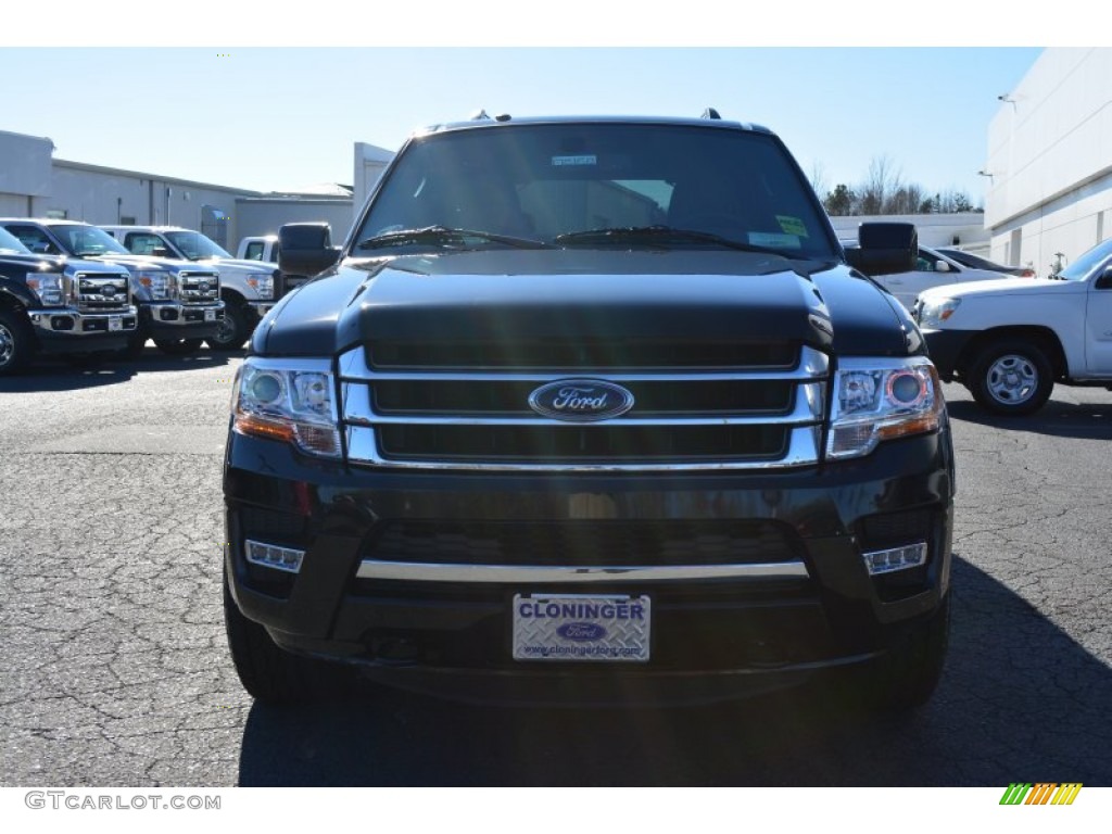 2015 Expedition Limited 4x4 - Tuxedo Black Metallic / Ebony photo #4