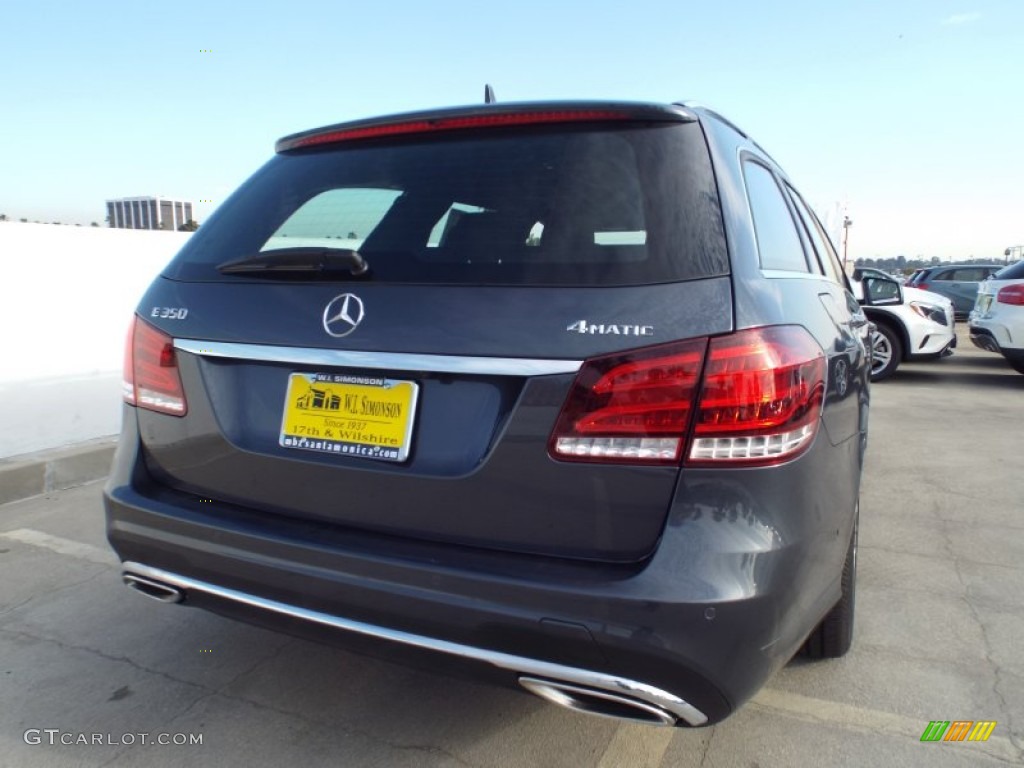 2015 E 350 4Matic Wagon - Steel Grey Metallic / Black photo #4