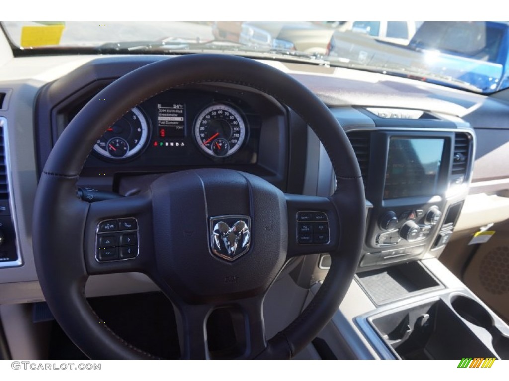 2015 1500 Big Horn Crew Cab - Western Brown / Canyon Brown/Light Frost photo #8