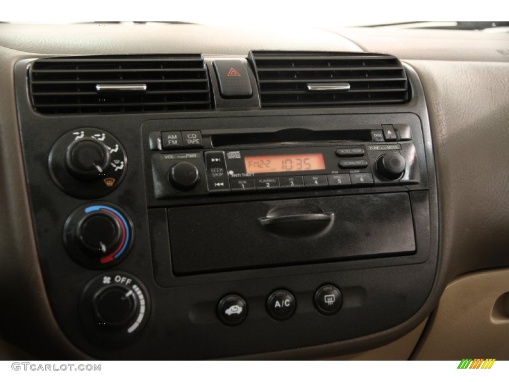 2003 Honda Civic LX Coupe Controls Photo #100526045