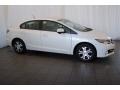 White Orchid Pearl - Civic Hybrid Sedan Photo No. 5