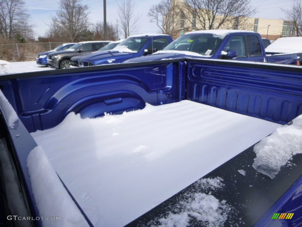 2015 1500 Big Horn Quad Cab 4x4 - Blue Streak Pearl / Black/Diesel Gray photo #3
