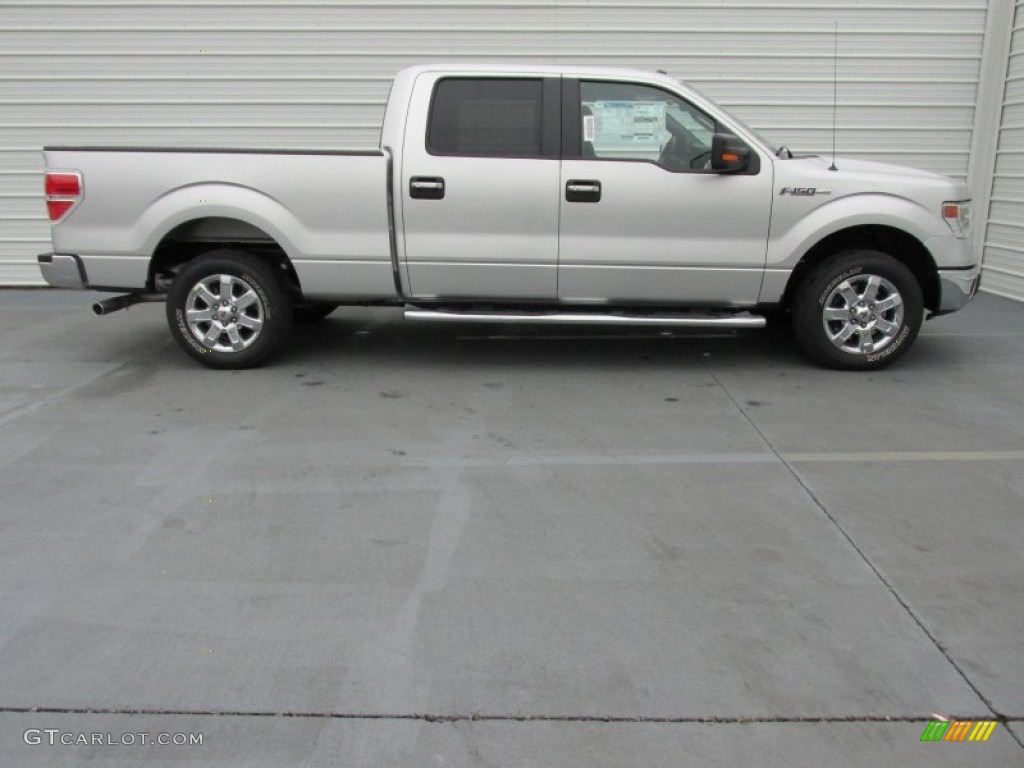 2014 F150 XLT SuperCrew - Ingot Silver / Steel Grey photo #3