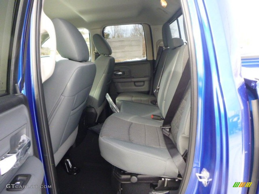 2015 1500 Big Horn Quad Cab 4x4 - Blue Streak Pearl / Black/Diesel Gray photo #15