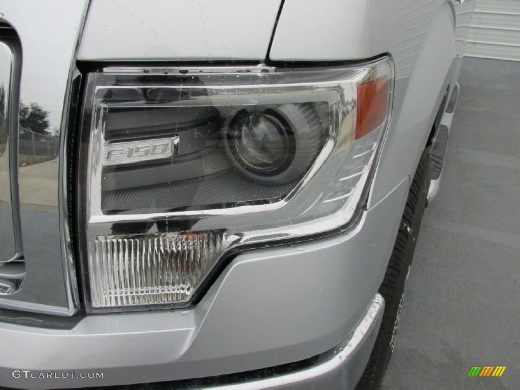 2014 F150 XLT SuperCrew - Ingot Silver / Steel Grey photo #9