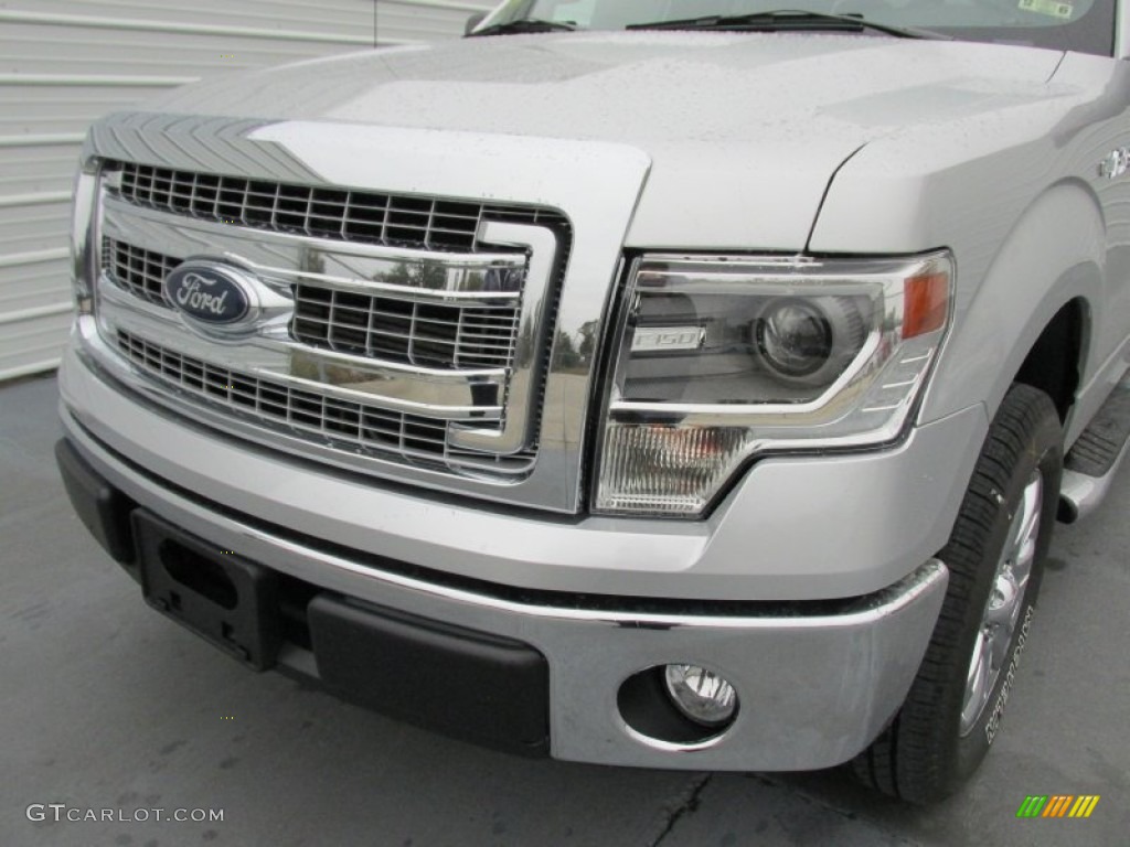 2014 F150 XLT SuperCrew - Ingot Silver / Steel Grey photo #10