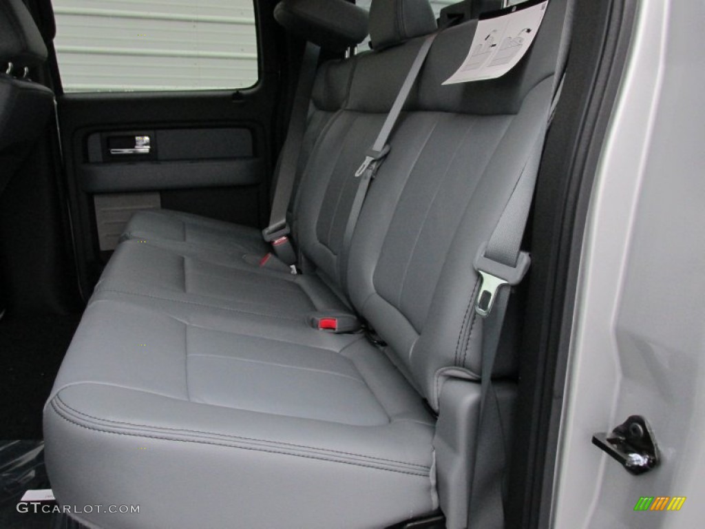 2014 F150 XLT SuperCrew - Ingot Silver / Steel Grey photo #22