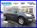 Cyber Gray Metallic 2010 Chevrolet Traverse LT AWD