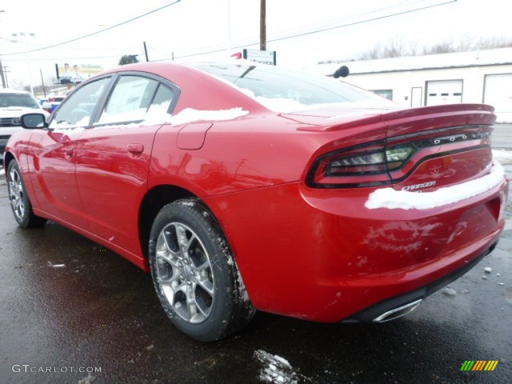 2015 Charger SXT - Redline Red Tri-Coat Pearl / Black/Pearl photo #3