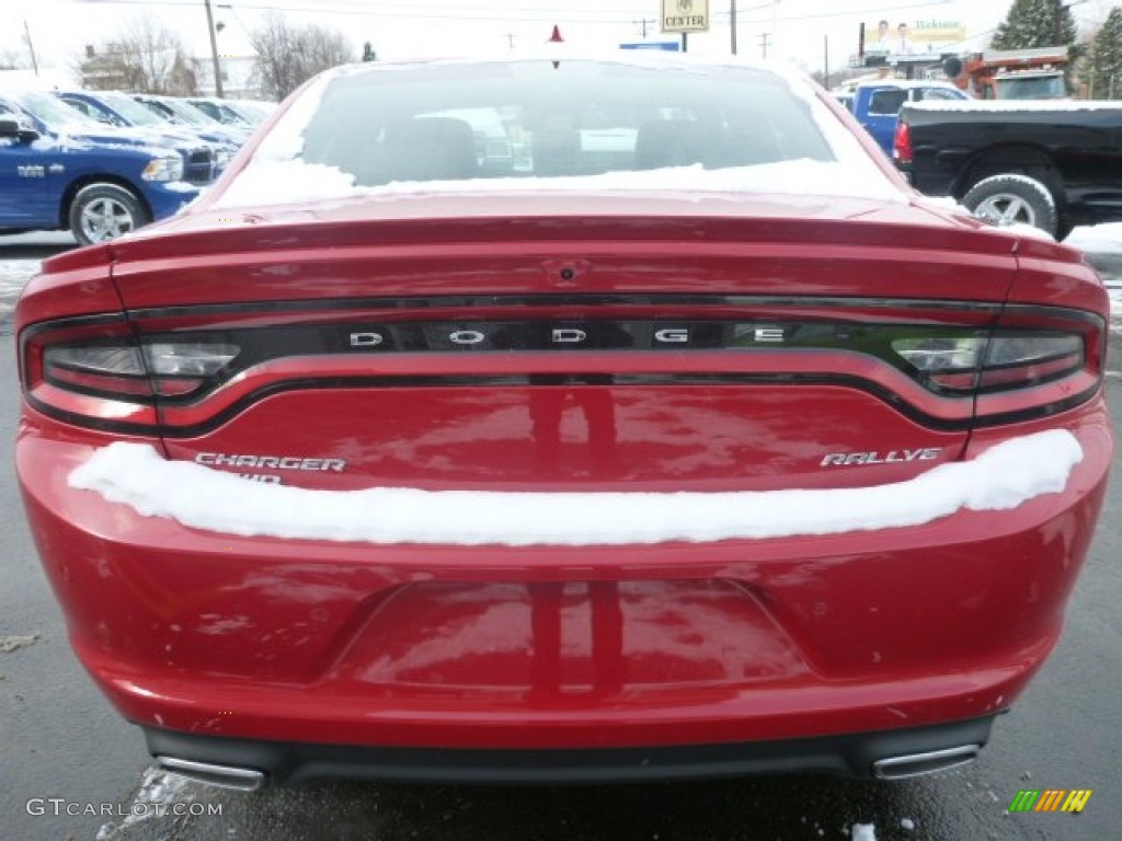 2015 Charger SXT - Redline Red Tri-Coat Pearl / Black/Pearl photo #4