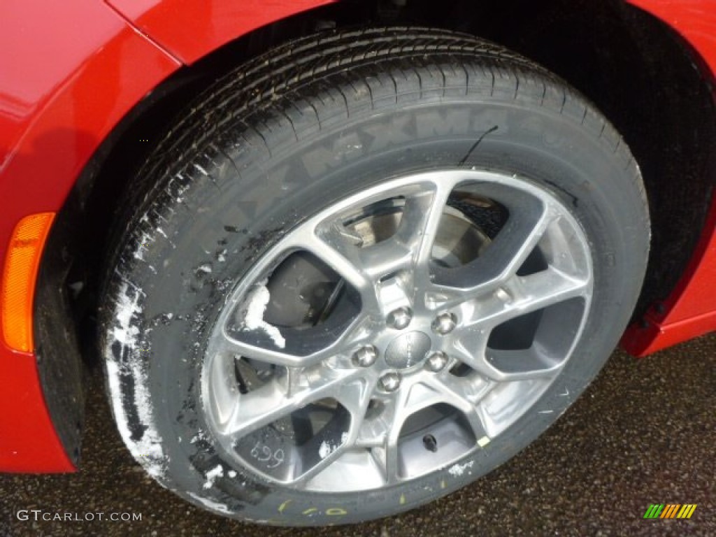 2015 Charger SXT - Redline Red Tri-Coat Pearl / Black/Pearl photo #9