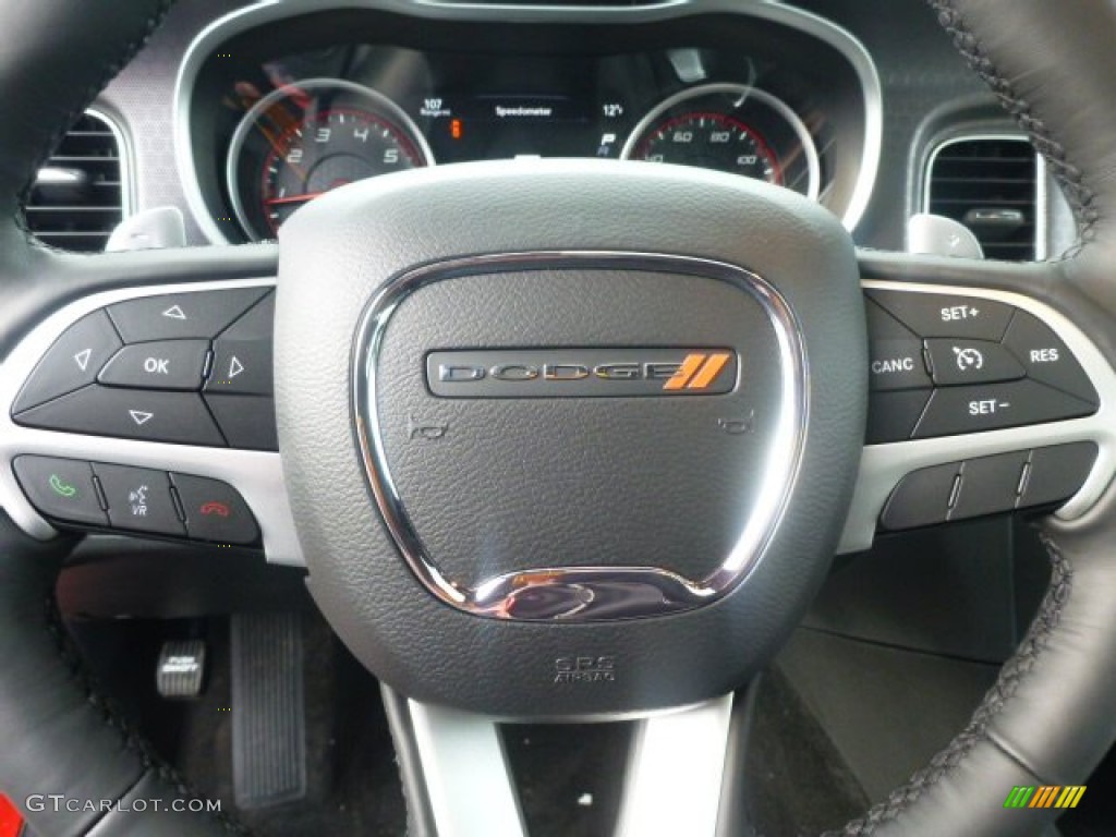 2015 Charger SXT - Redline Red Tri-Coat Pearl / Black/Pearl photo #16