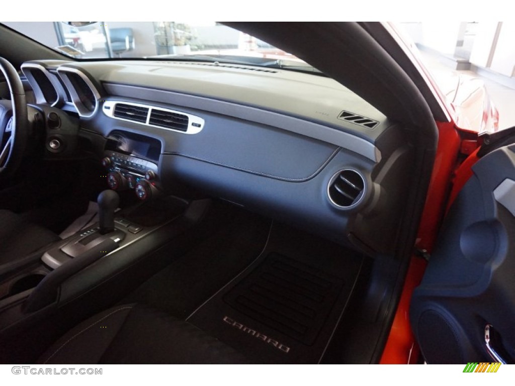 2013 Camaro LS Coupe - Inferno Orange Metallic / Black photo #14