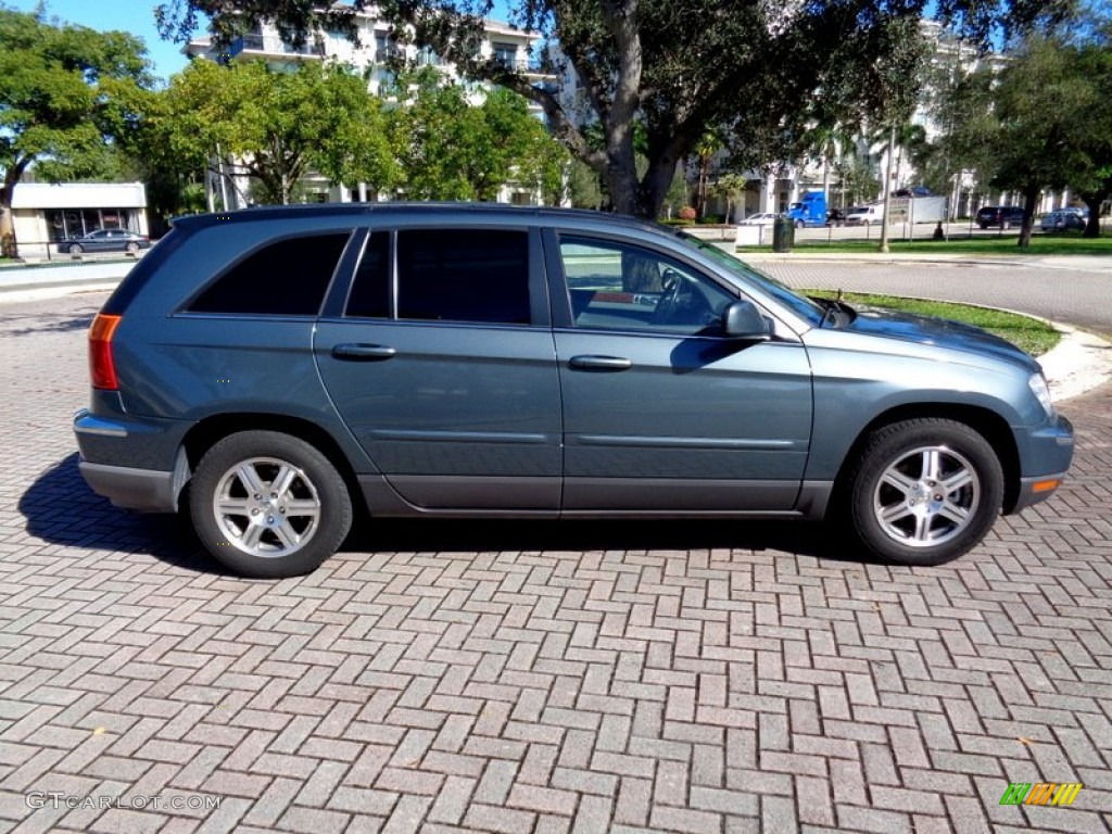 2007 Pacifica Touring - Magnesium Green Pearl / Pastel Slate Gray photo #12