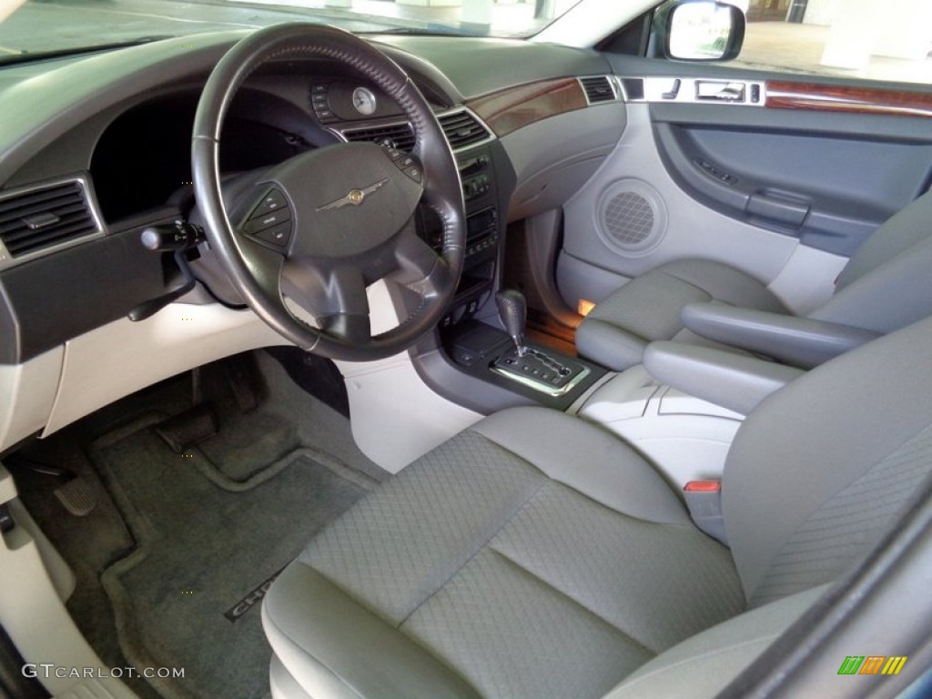 Pastel Slate Gray Interior 2007 Chrysler Pacifica Touring Photo #100539899