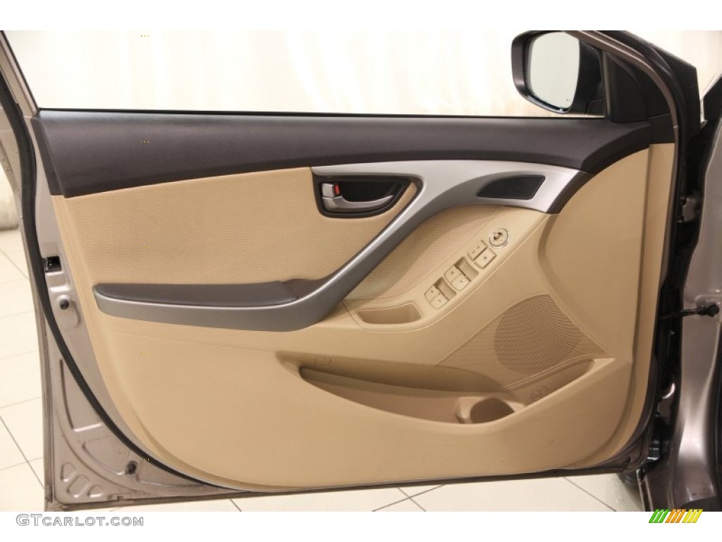 2012 Elantra Limited - Desert Bronze / Beige photo #4