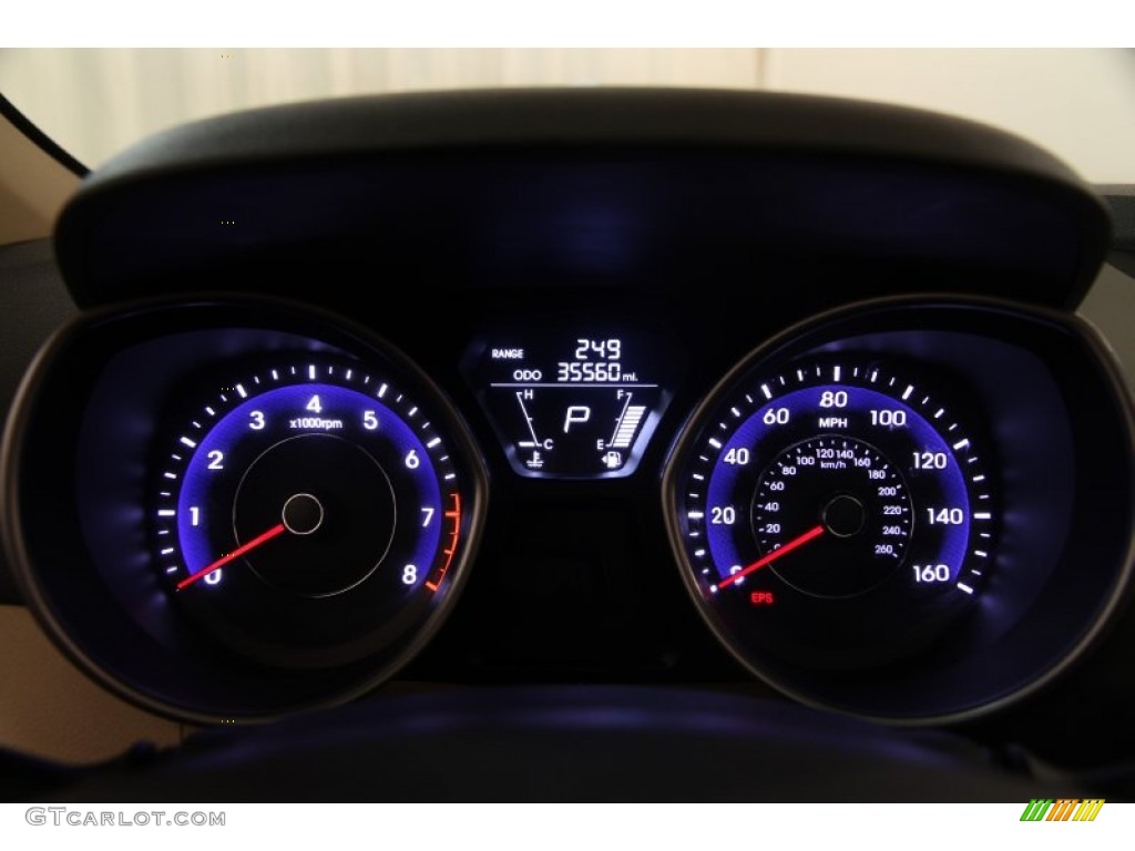 2012 Elantra Limited - Desert Bronze / Beige photo #7