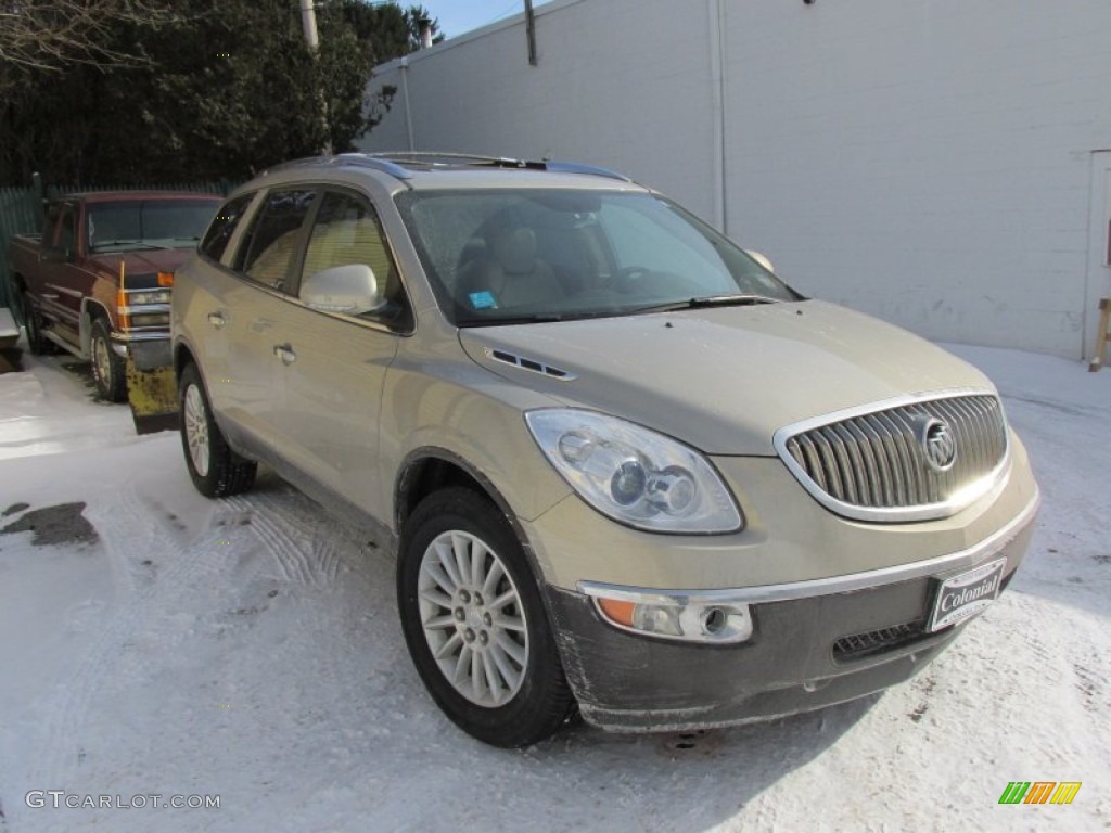 2011 Enclave CXL AWD - Gold Mist Metallic / Cashmere/Cocoa photo #3