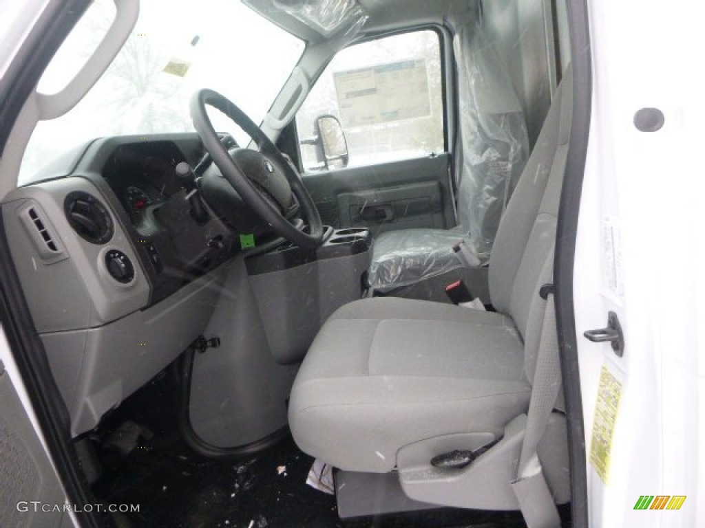 Medium Flint Interior 2015 Ford E-Series Van E350 Cutaway Commercial Moving Truck Photo #100542107