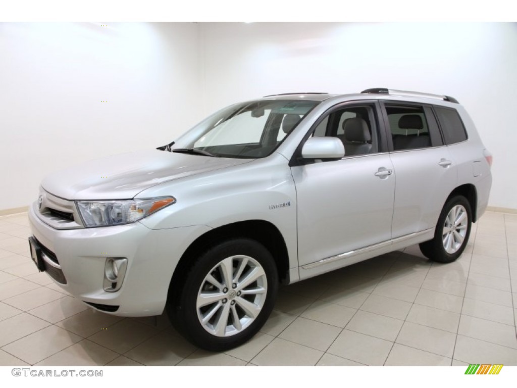 Classic Silver Metallic 2012 Toyota Highlander Hybrid 4WD Exterior Photo #100543856