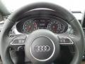 2015 Audi A6 Black Interior Steering Wheel Photo