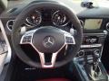 2015 Mercedes-Benz SLK Bengal Red/Black Interior Steering Wheel Photo
