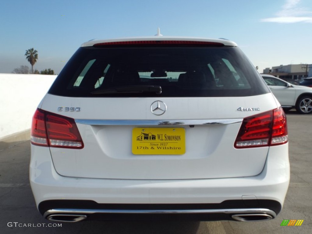 2015 E 350 4Matic Sedan - Polar White / Black photo #5