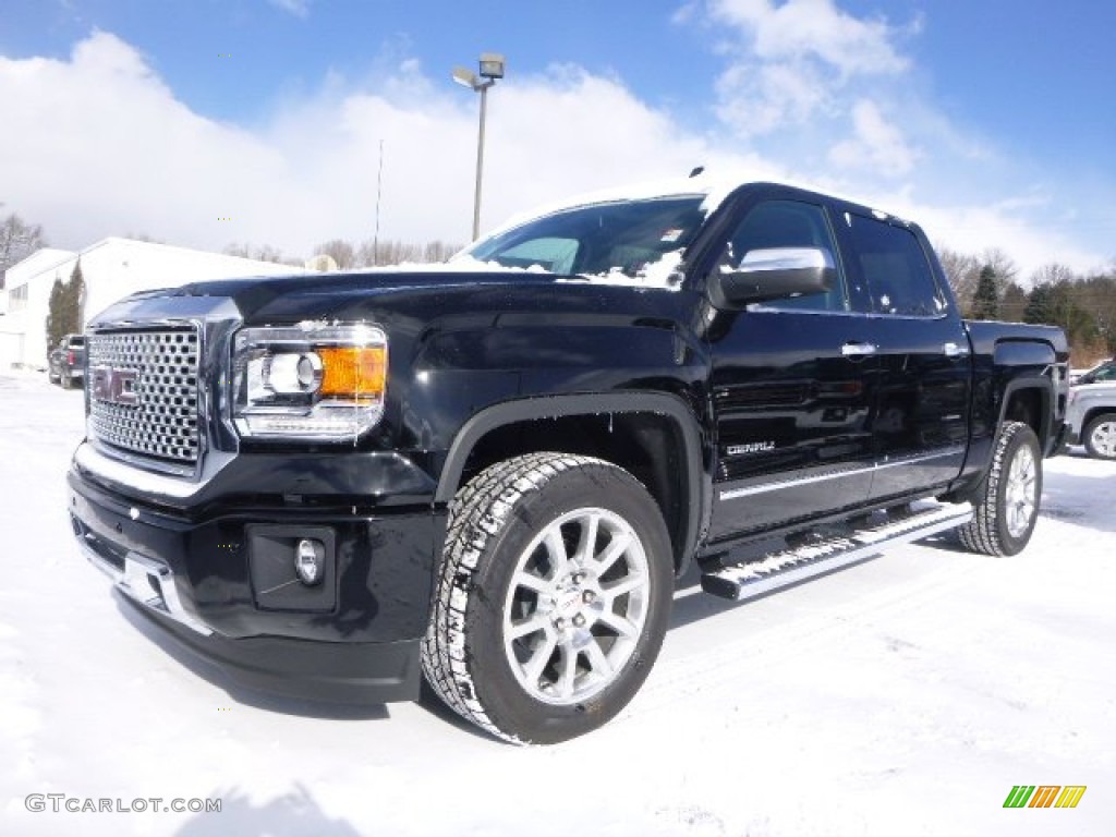 2015 Sierra 1500 Denali Crew Cab 4x4 - Onyx Black / Jet Black photo #1