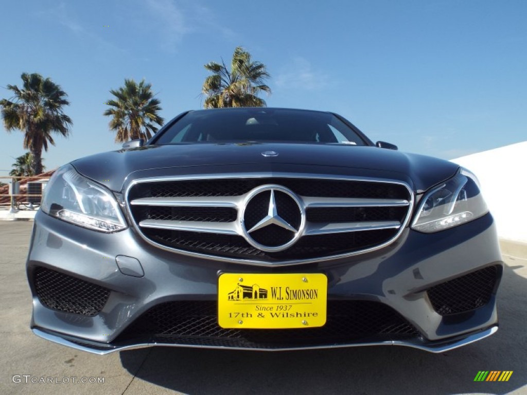 2015 E 350 4Matic Sedan - Steel Grey Metallic / Black photo #2