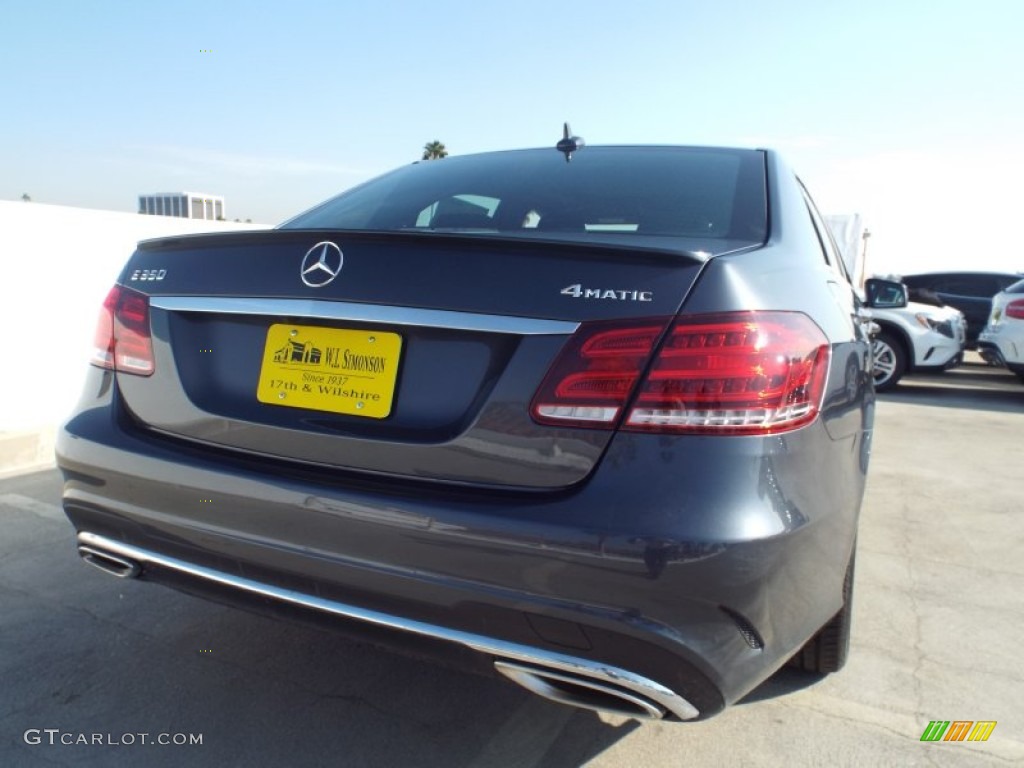 2015 E 350 4Matic Sedan - Steel Grey Metallic / Black photo #4