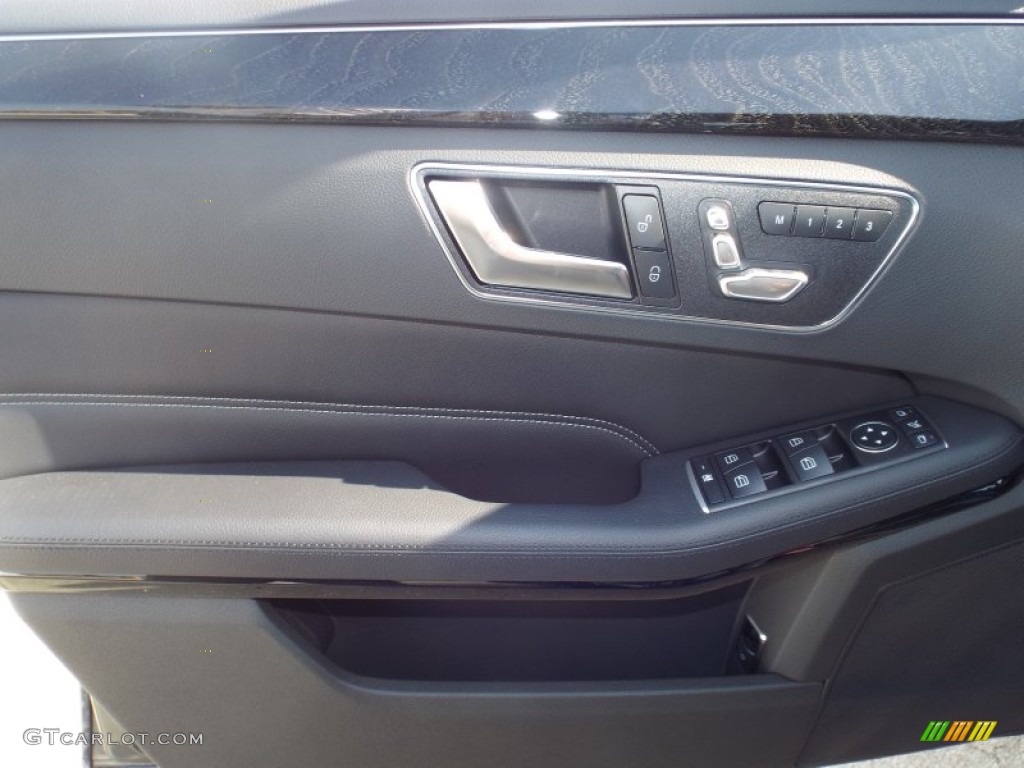 2015 E 350 4Matic Sedan - Steel Grey Metallic / Black photo #6