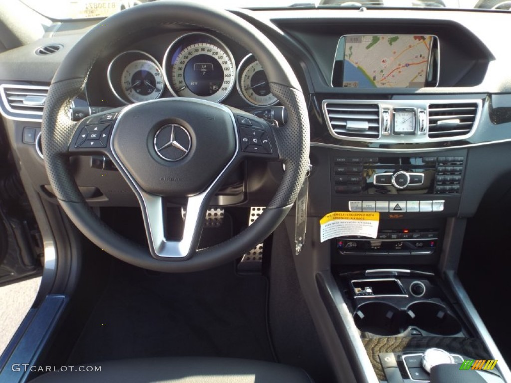 2015 E 350 4Matic Sedan - Steel Grey Metallic / Black photo #9