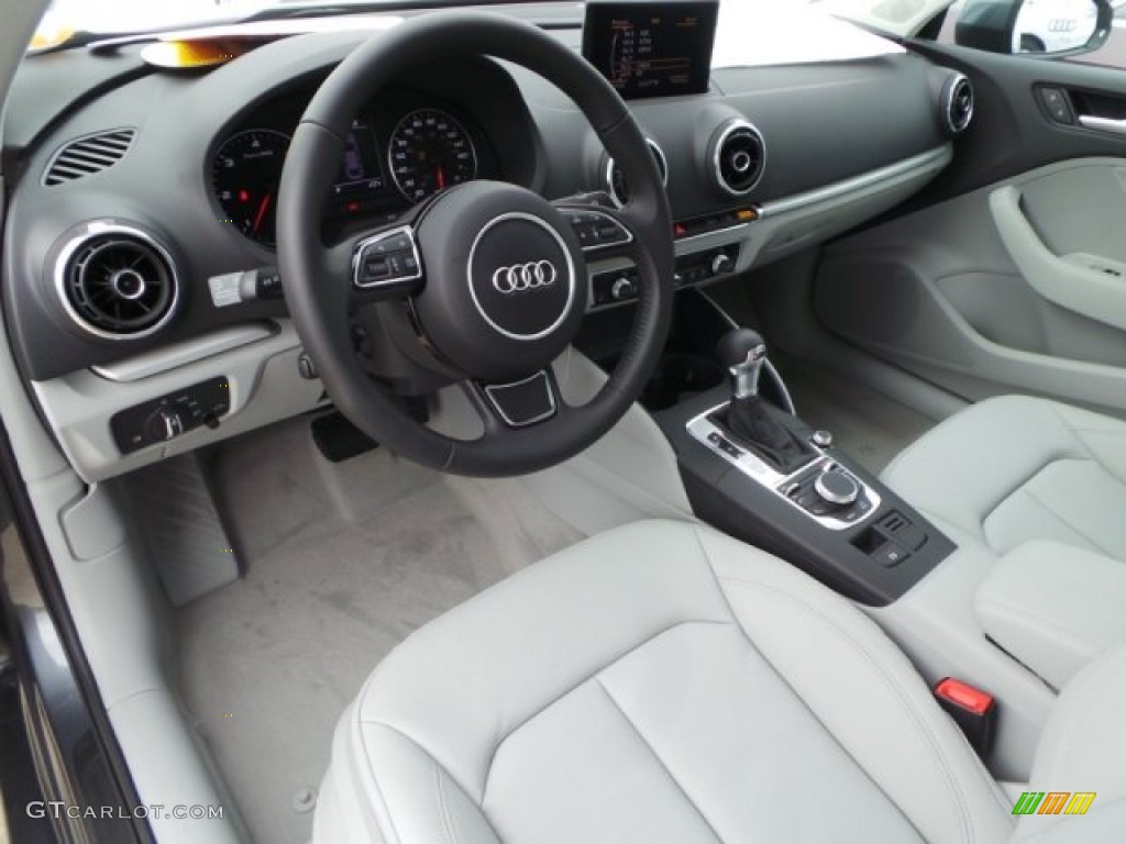 Titanium Gray Interior 2015 Audi A3 2.0 TDI Premium Photo #100549331