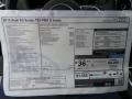 2015 Audi A3 2.0 TDI Premium Window Sticker
