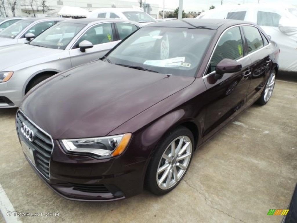 Shiraz Red Metallic 2015 Audi A3 2.0 Premium Plus quattro Exterior Photo #100550111