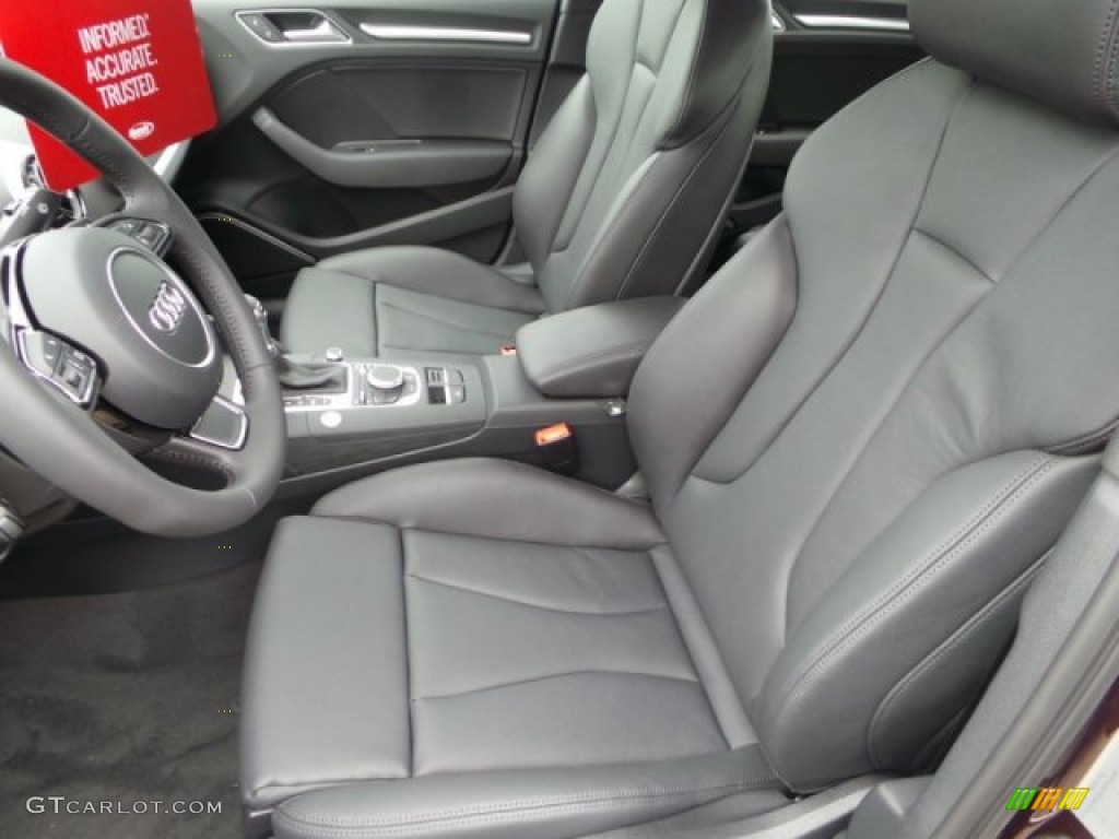 Black Interior 2015 Audi A3 2.0 Premium Plus quattro Photo #100550204