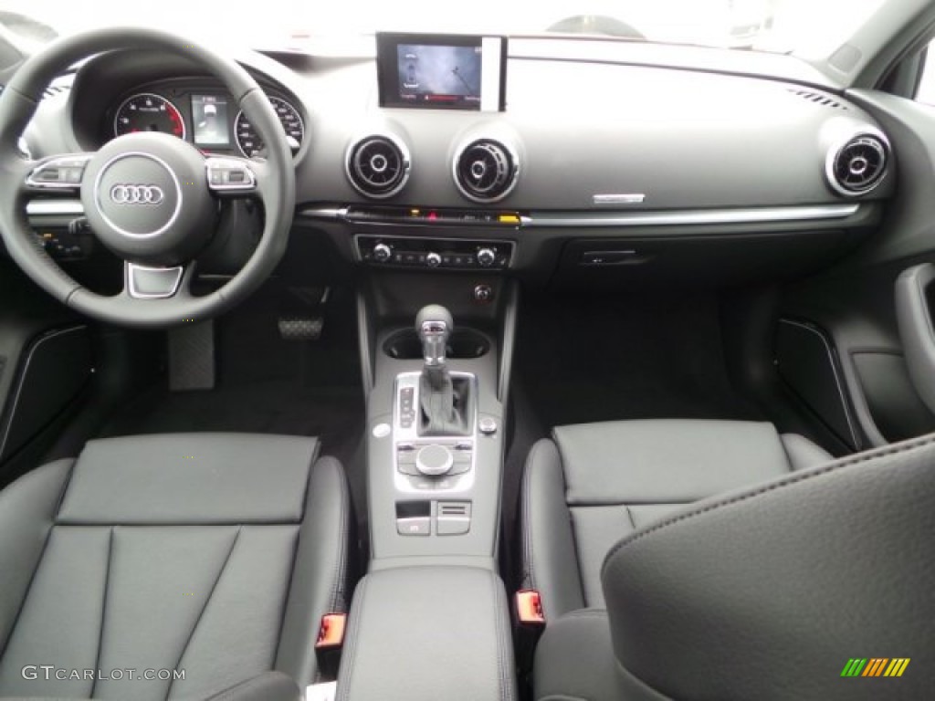 2015 Audi A3 2.0 Premium Plus quattro Black Dashboard Photo #100550357
