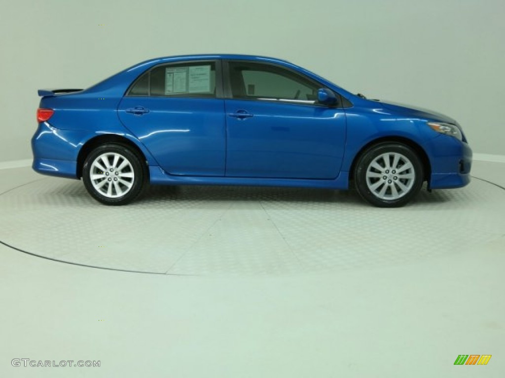 Blue Streak Metallic Toyota Corolla