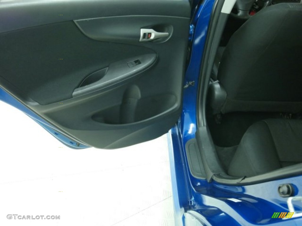 2009 Corolla S - Blue Streak Metallic / Dark Charcoal photo #34