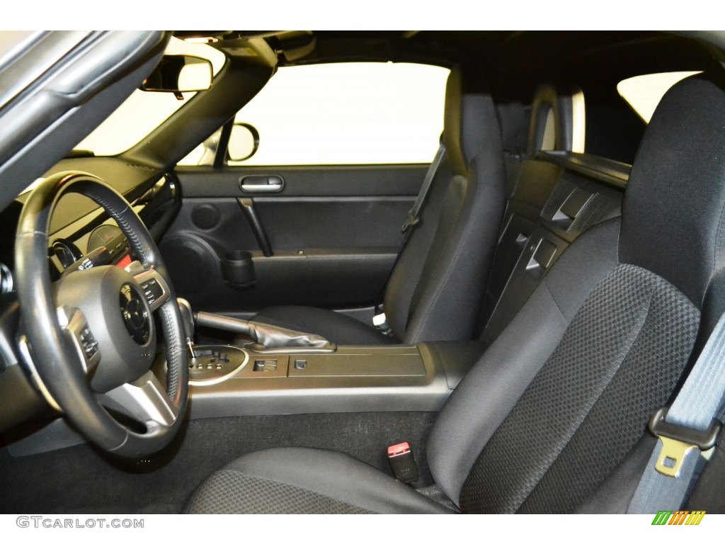 2008 MX-5 Miata Touring Roadster - Galaxy Gray Mica / Black photo #13