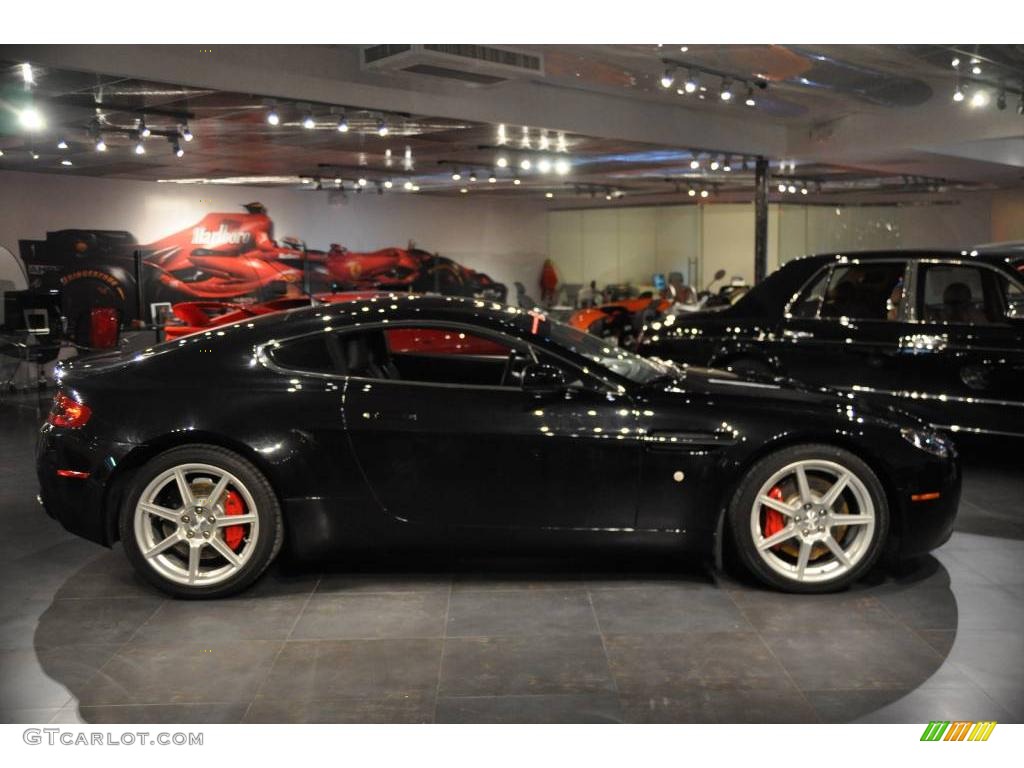 2007 V8 Vantage Coupe - Onyx Black / Obsidian Black photo #2