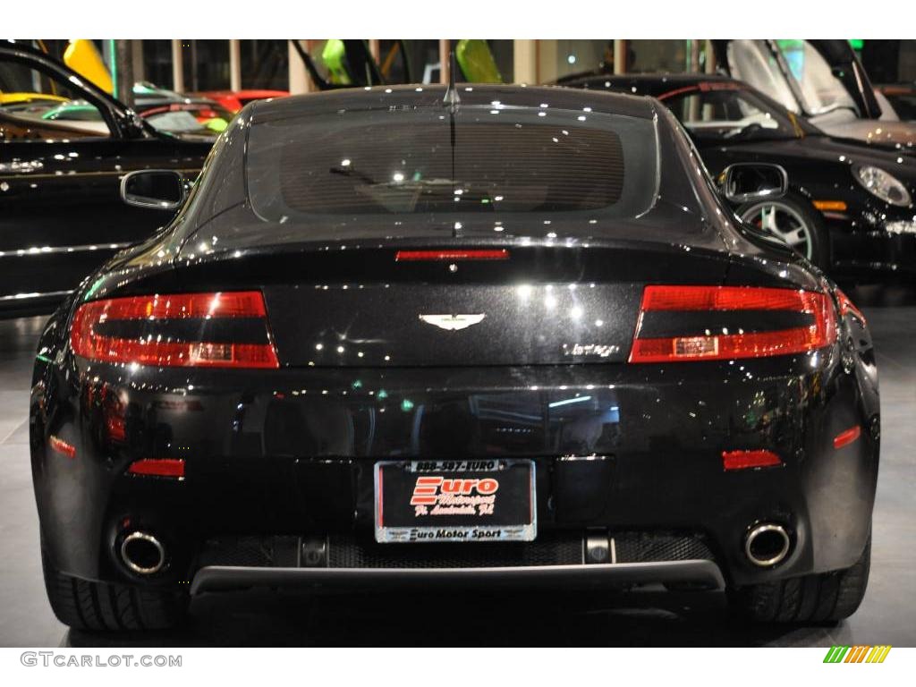 2007 V8 Vantage Coupe - Onyx Black / Obsidian Black photo #9