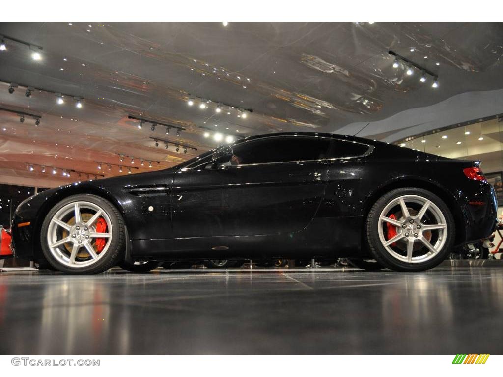 2007 V8 Vantage Coupe - Onyx Black / Obsidian Black photo #20
