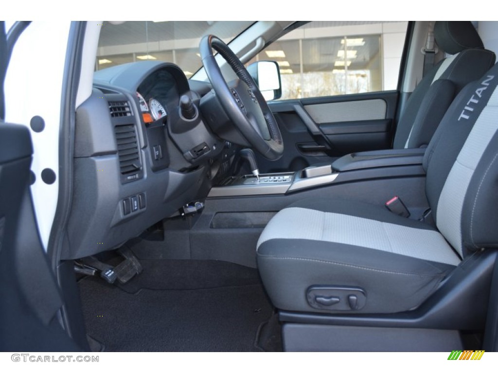 2012 Titan SV Crew Cab - Blizzard White / Almond photo #9