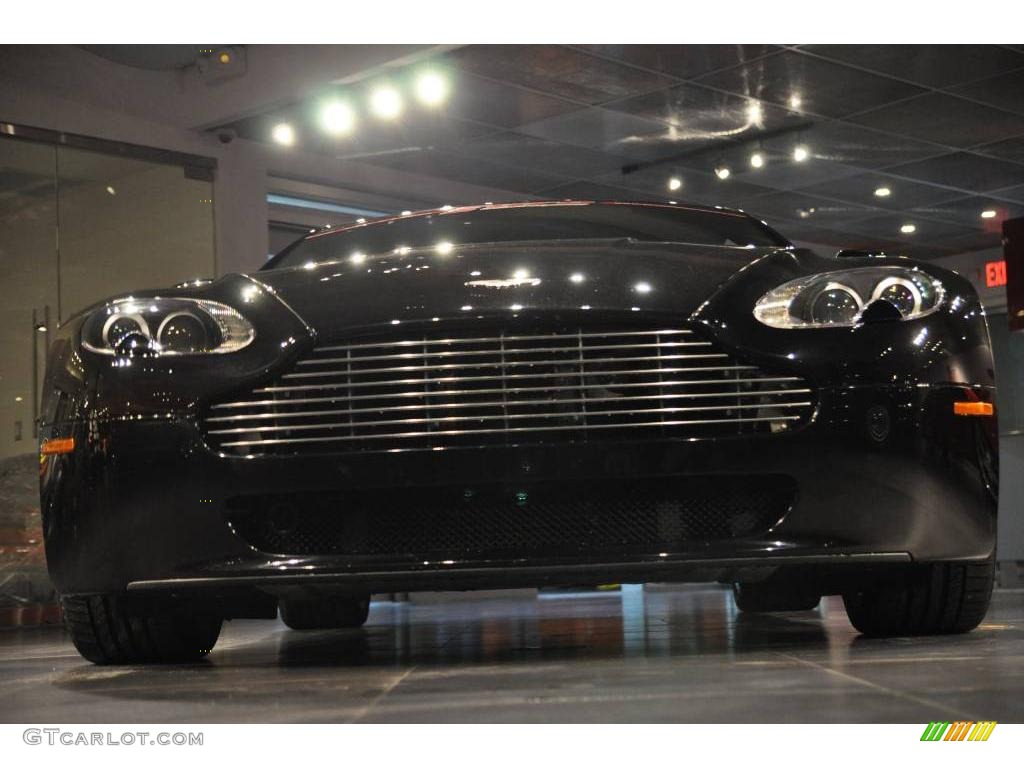 2007 V8 Vantage Coupe - Onyx Black / Obsidian Black photo #34