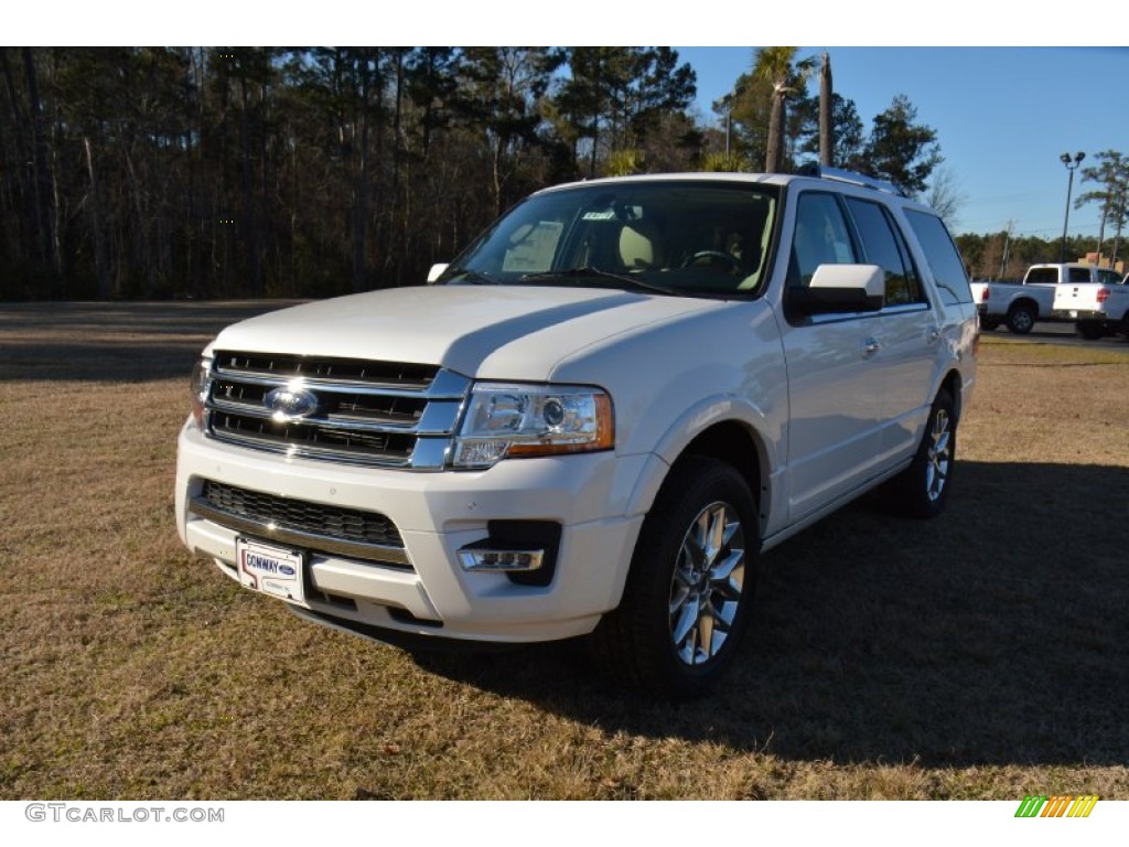 2015 Expedition Limited - Oxford White / Dune photo #1