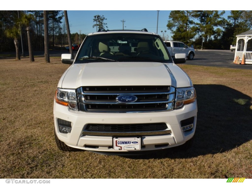 2015 Expedition Limited - Oxford White / Dune photo #2